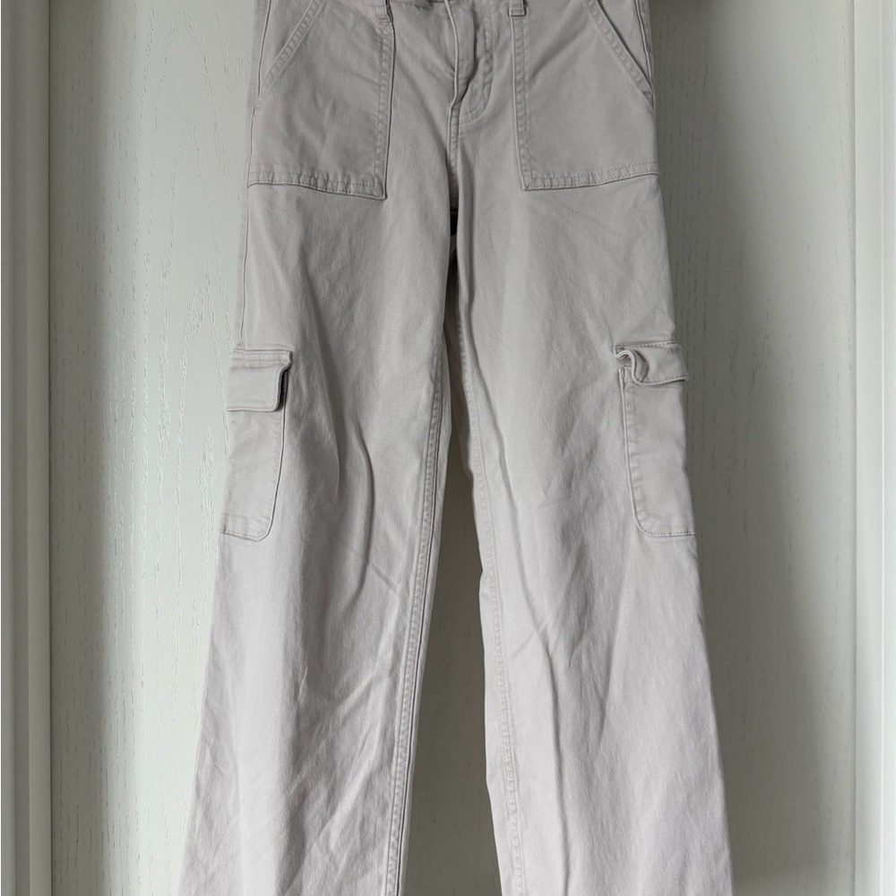 abercrombie kids Light Gray Cargo Pants